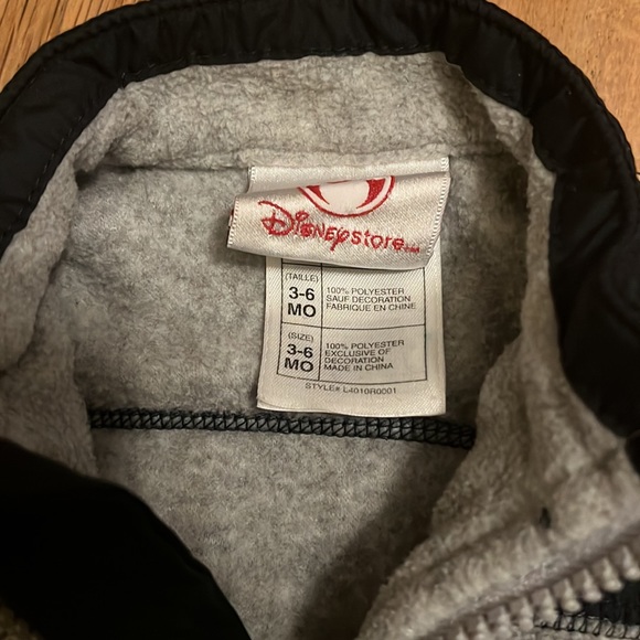 Disney 3-6 Months Boys Fleece Zip-up Mickey Mouse Jacket - Picture 3 of 3